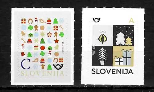 Slowenien 2020: Neujahrssymbole, Dekorationen, postfrisch