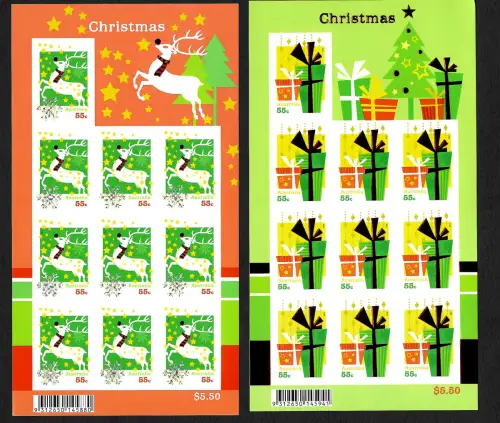 Australien 2023: Weihnachten, christmas, 2x Folienbogen, postfrisch