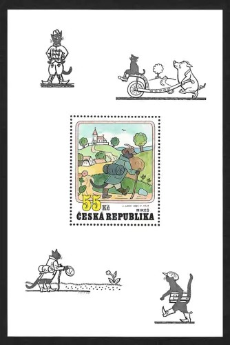 Tschechische Republik 2021: Kater Mikesch, postfrisch