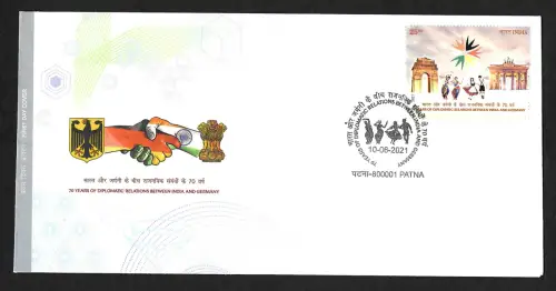 Indien 2021: Diplomatic relations between India and Germany, FDC