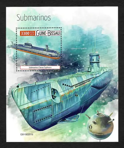 Guinea 2021: Submarinos, U-Boote, postfrisch