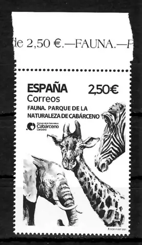 Spanien 2021: Fauna, Nationalpark Cabarceno, postfrisch