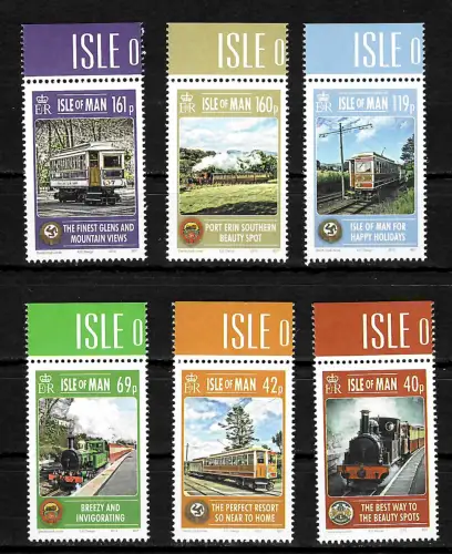 Isle of Man 2013: Dampf und Elektrolokomotiven, postfrisch