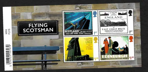 GB: Flying Scotsman, Block postfrisch