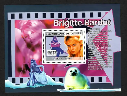 Guinea 2011: Brigitte Bardot, #4995, postfrisch