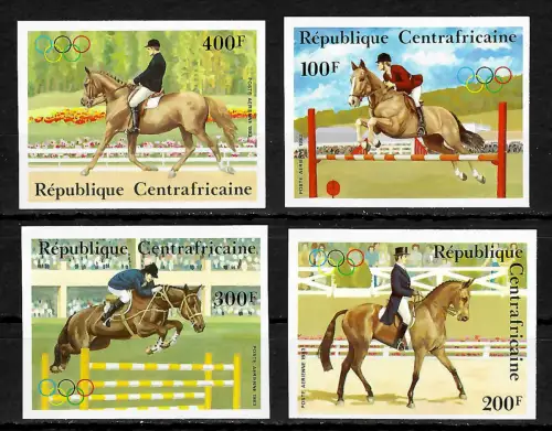 Zentralafrika 1983: Olympische Sommerspiele 1984, Los Angeles, Pferdesport