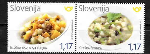 Slowenien 2019: Gastronomie, postfrisch