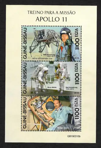 Guinea-Bissau 2019: Apollo 11, postfrisch