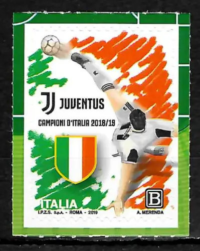 Italien 2019: Championi d' Italia 2018/19 - Juventus, postfrisch