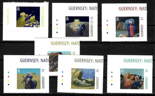 Guernsey 2021: Weihnachten, postfrisch