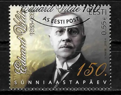 Estland 2015-4: Eduard Wilde, gestempelt