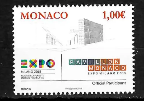 Monaco 2015: Internationale Ausstellung Milano, postfrisch