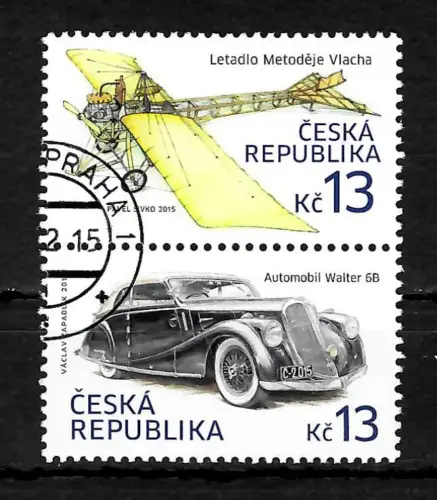 Tschechische Republik 2015: Automobil Walter 6B, Letadlo Metodeje Vlacha