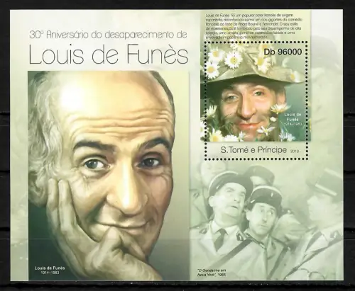 St. Thomas und Prinzessinseln 2013: Louis de Funès, postfrisch