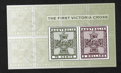 Australien 2015: The first Victoria Cross, Block postfrisch