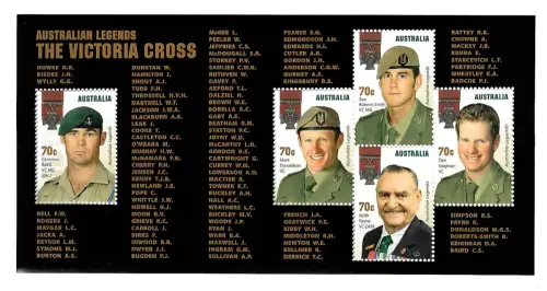 Australien 2015: Australien Legends: The Victoria Cross, Block postfrisch