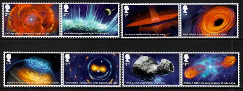 GB 2021: Visionen des Universums, 8x Briefmarken, postfrisch