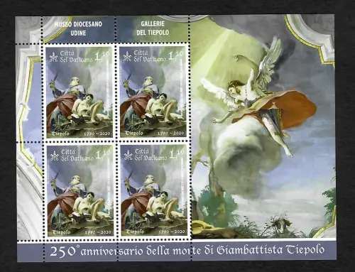 Vatikan 2020: Giambattista Tiepolo, 250. Todestag, postfrisch
