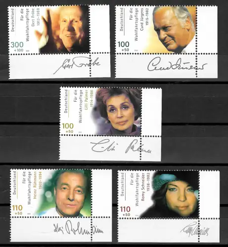 Bund 2000: Deutschsprachige Filmschauspieler, Lilli Palmer, Heinz Rühmann, **