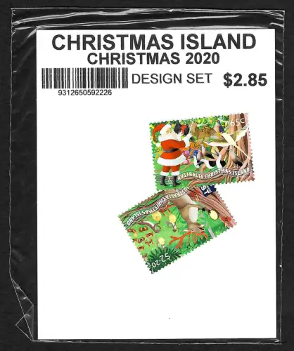 Weihnachtsinseln 2020: Christmas 2020 in Original Verpackung, postfrisch