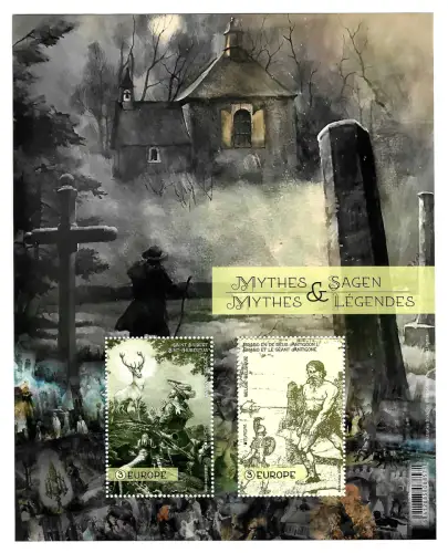 Belgien 2022: EUROPA: Mythen und Sagen, postfrisch