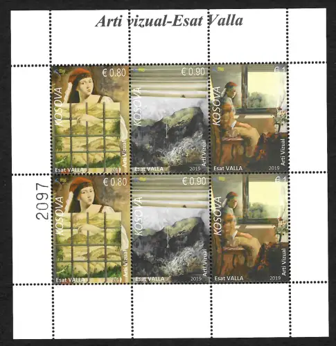 Kosovo 2019: Artivizual-Esat Valla, Visuelle Kunst, postfrisch