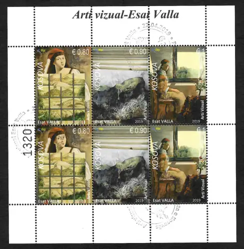 Kosovo 2019: Artivizual-Esat Valla, Visuelle Kunst, gestempelt