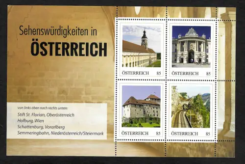 Österreich 2021: Sehenswürdigkeiten, Hofburg, Schattenburg, Semmeringbahn, .. **