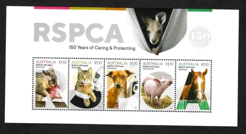 Australien 2021: RSPCA, Animal caring & Protecting, postfrisch