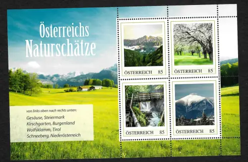 Österreich 2021: Naturschätze: Gesäuse, Wolfsklamm, Schneeberg, Kirschgarten