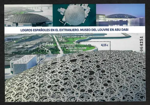 Spanien 2022: Spanische Errungenschaften im Ausland: Louvre Museum Abu Dhabi, **