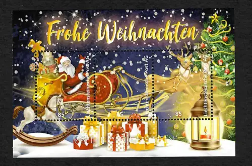 Liechtenstein 2021: Frohe Weihnachten, postfrisch