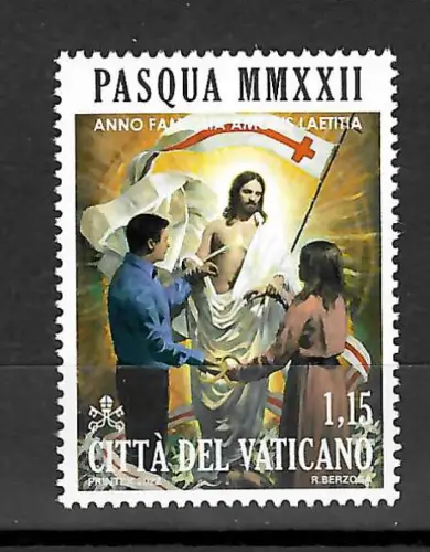 Vatikan 2022: Ostern, Pasqua, postfrisch