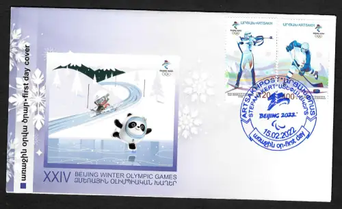 Berg-Karabach 2022: Olympische Spiele 2022, Peking, FDC