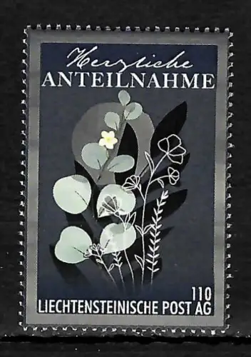 Liechtenstein 2022: Herzliche Anteilnahme, postfrisch