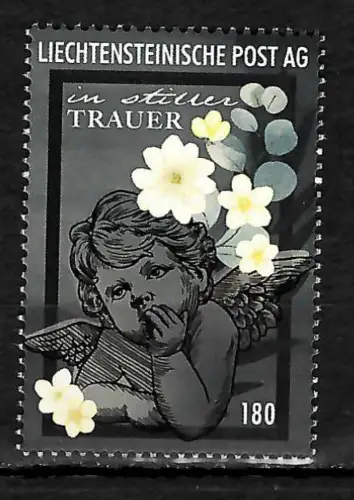 Liechtenstein 2022: in stiller Trauer, postfrisch