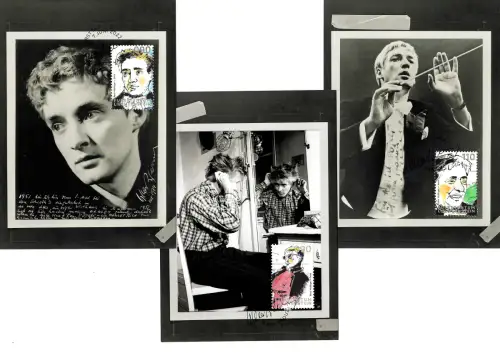 Liechtenstein 2022: 100. Geburtstag Oskar Werner, 3x Maximumkarten