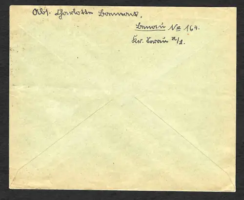 DR: Brief 1933 von Sorau - Nd. Lausitz