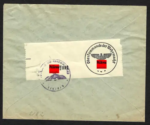 Generalgouvernement GG: Postagentur Tarnograd an das Rote Kreuz in Genf 1940
