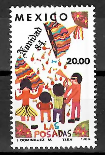 Mexiko 1984: Navidad, Weihnachten, postfrisch