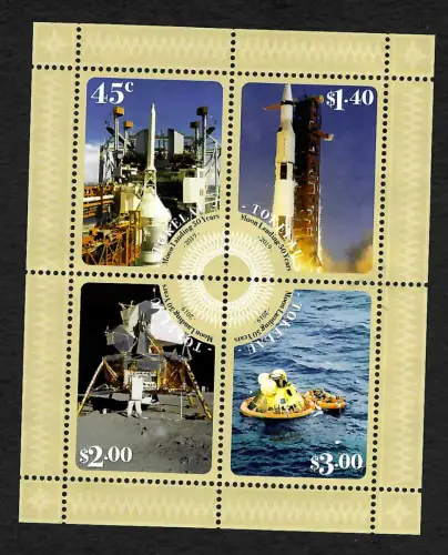 Tokelau 2019: Moon landing 50 years, postfrisch