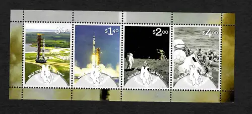Niue 2019: Moon landing 50 years, Block postfrisch