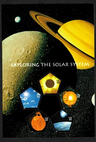 USA 2019: Exploring the solar system - 50 years Moon landing, postfrisch
