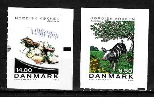 Dänemark 2014: Nordische Schweine, postfrisch