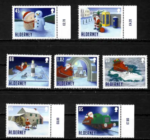 Alderney 2020: Weihnachten, postfrisch