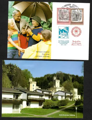 Österreich 1979: 20 Jahre SOS Kinderdorf, Steiermark, Hermann Gmeiner
