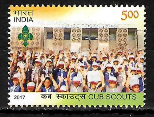Indien 2017: Cub Scouts, mnh **
