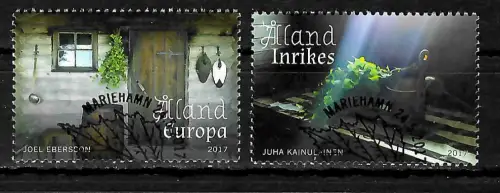 Aland 2017: EUROPA, Inrikes, Saunabäder, gestempelt