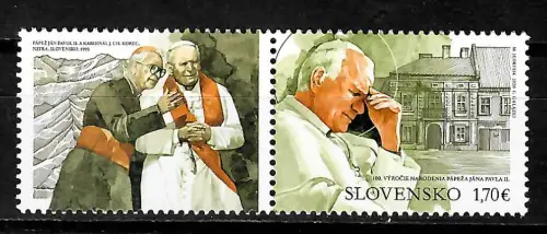Slowenien 2020: 100. Geburtstag von Papst Johannes Paul II., postfrisch