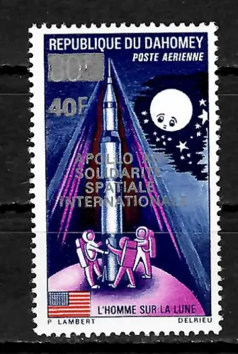 Dahomey: Apollo 13, Wertüberdruck, #417, postfrisch